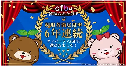 afb Voted No.1 for User Satisfaction for 6 Consecutive Years